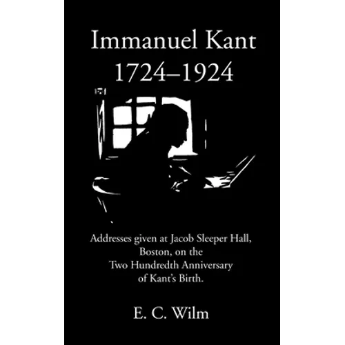 Immanuel Kant 1724-1924 - Paperback