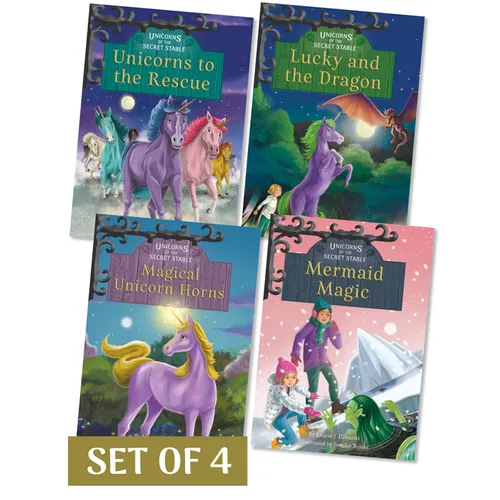 Unicorns of the Secret Stable Set 3 (Set of 4) - Paperback