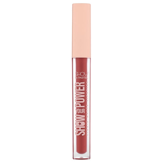 Pastel Show Your Power Liquid Matte Lipstick - Long Lasting, Vegan, Cruelty-Free - 8 Hour Wear, No Transfer, Paraben-Free