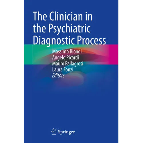 The Clinician in the Psychiatric Diagnostic Process - Paperback