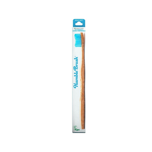 Humble Brush: Eco-Friendly Bamboo Toothbrush for Adults - Soft Bristles, Biodegradable & Sustainable Oral Care