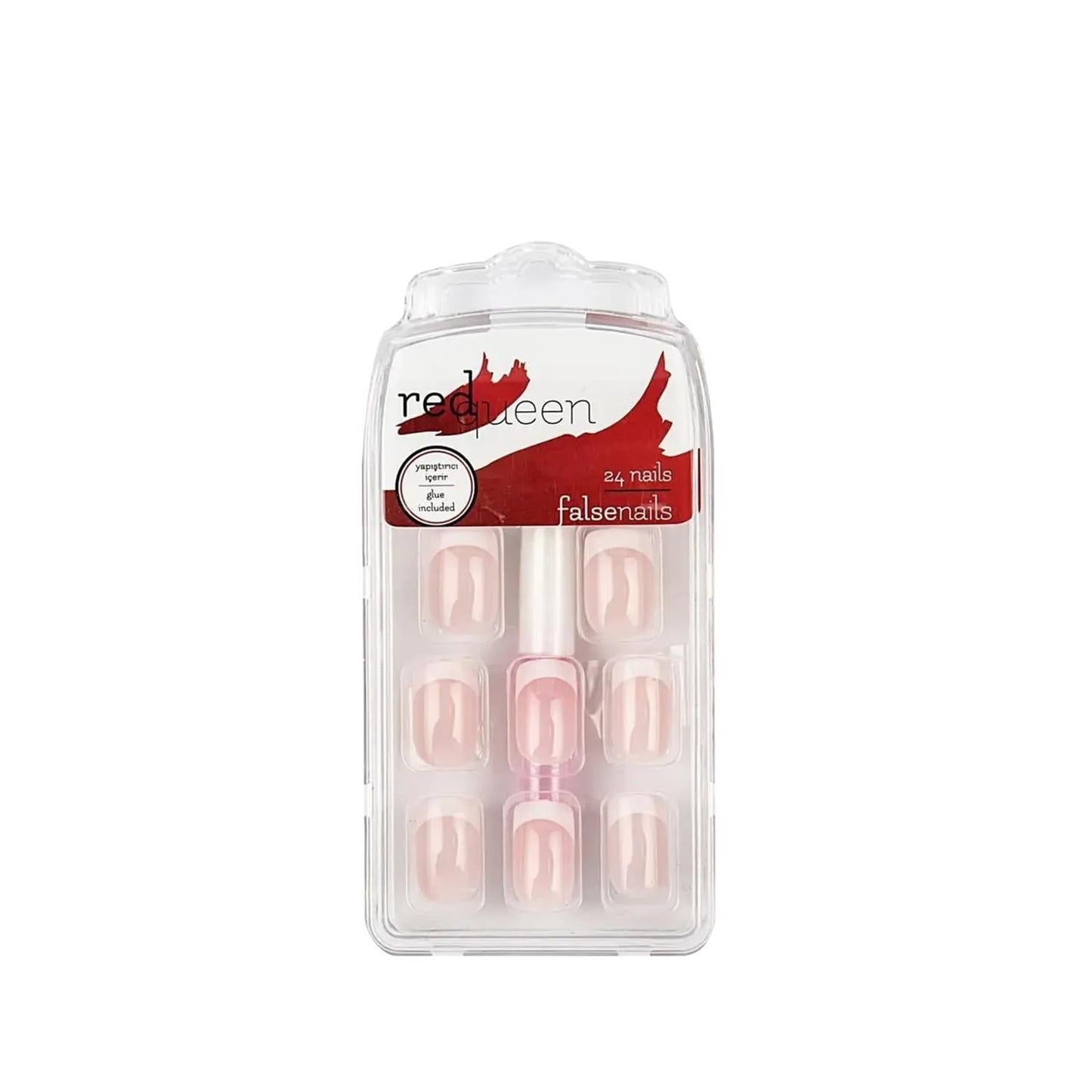 Red Queen False Nails RQ-1444 - Stylish Temporary Nail Enhancements for Beauty Enthusiasts