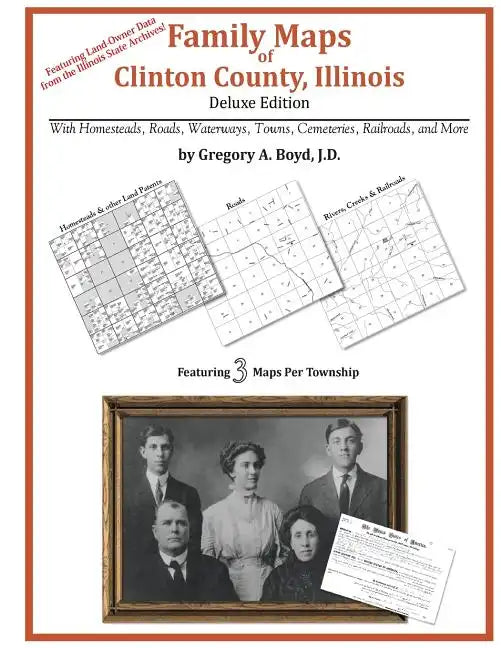 Family Maps of Clinton County, Illinois - Paperback