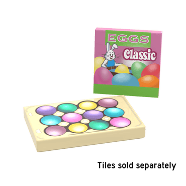 Easter Egg Dye Tray - Custom Printed - Made Using LEGO® Parts