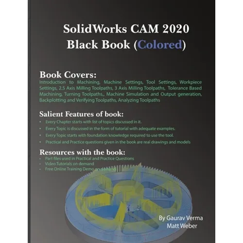 SolidWorks CAM 2020 Black Book (Colored) - Paperback