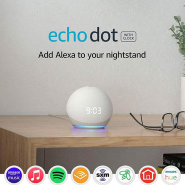 Echo Dot (4th Gen) | Smart Speaker With Clock and Alexa (Refurbished)