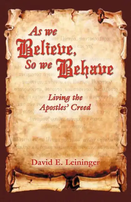 As We Believe, So We Behave - Paperback