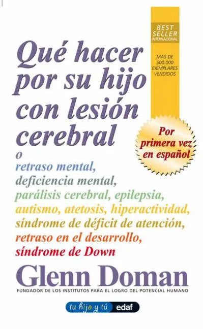 Que Hacer Por Su Hijo Con Lesion Cerebr - Paperback