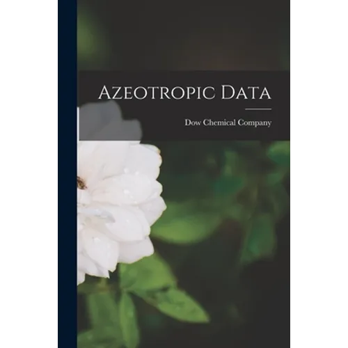 Azeotropic Data - Paperback