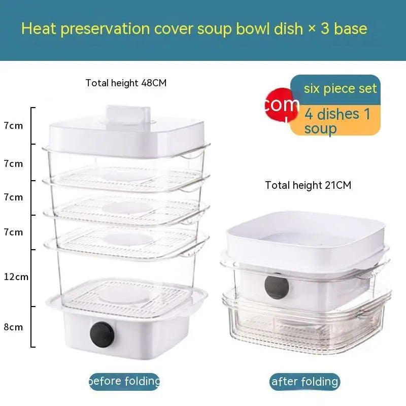Electric Multi Layer Heat Preservation Dish Cover