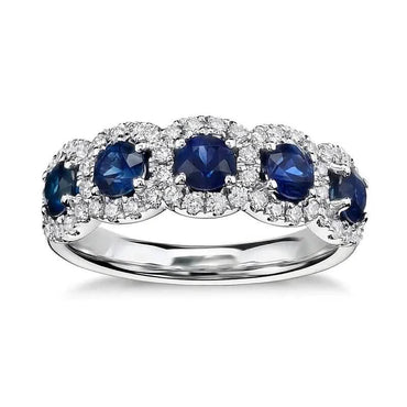 Elegant Copper Ring with Synthetic Cubic Zirconia