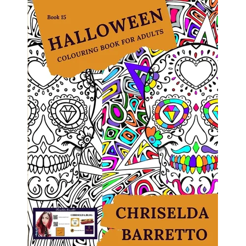Halloween: Colouring Book For Adults - Paperback
