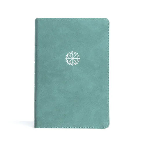 CSB Personal Size Giant Print Bible, Earthen Teal Leathertouch - Imitation Leather