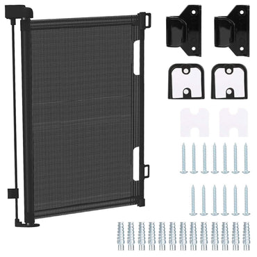 Extra Wide Child Safety Gate Retractable Door