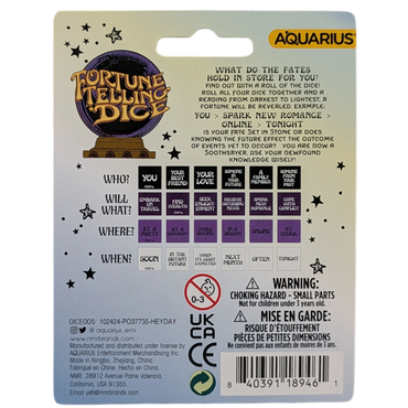 Fortune Telling Dice Rolling Game (4 Dice)