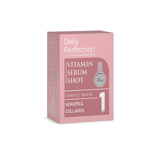 Daily Perfection Pro Hair Repair Serum - 0.41 fl oz, Nourishing Keratin Treatment for Damaged Hair