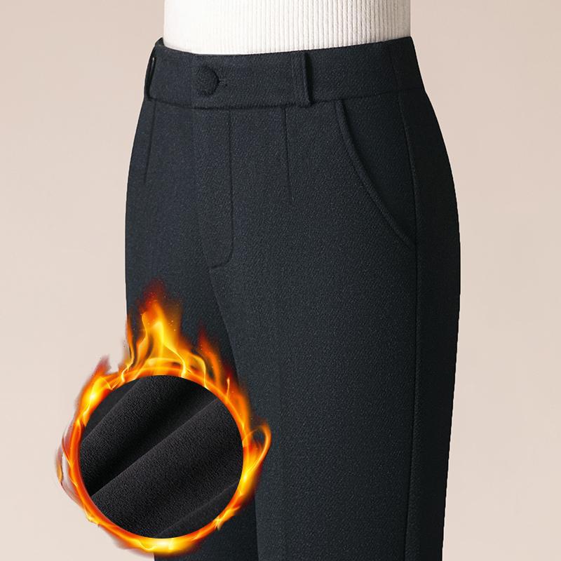 High-waisted Slimming Straight-leg Cigarette Pants For Petite Figures