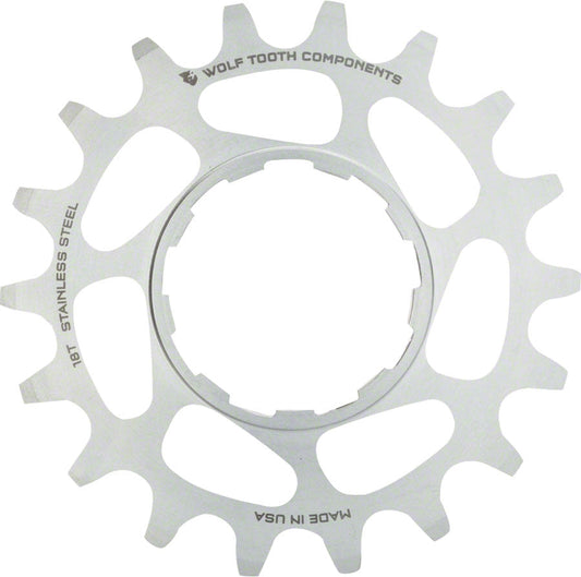 Wolf Tooth Single Speed Stainless Steel Cog - 16t Compatible 3/32" Chains