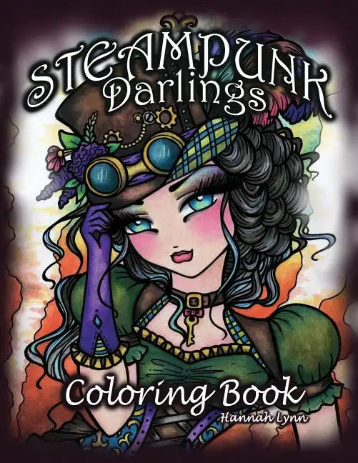 Steampunk Darlings Coloring Book - Paperback