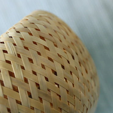 Bamboo Woven Mini Basket – Double-Layer Box & Tea Jar Cover
