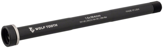 Wolf Tooth Rear Thru Axle - M12 1.5 x 164mm Black
