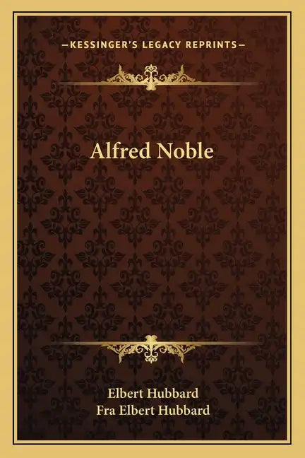 Alfred Noble - Paperback