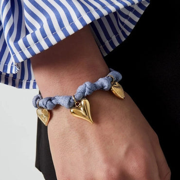 Stainless Steel Necklace And Bracelet For Women
