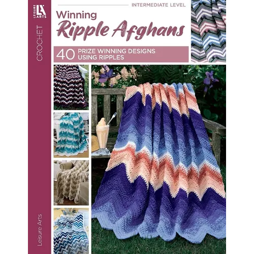 40 Favorite Ripple Afghans (Leisure Arts #3338) - Paperback