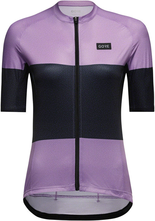 Gorewear Spirit Stripes Jersey - Purple/Orbit Blue Women's Large 12/14