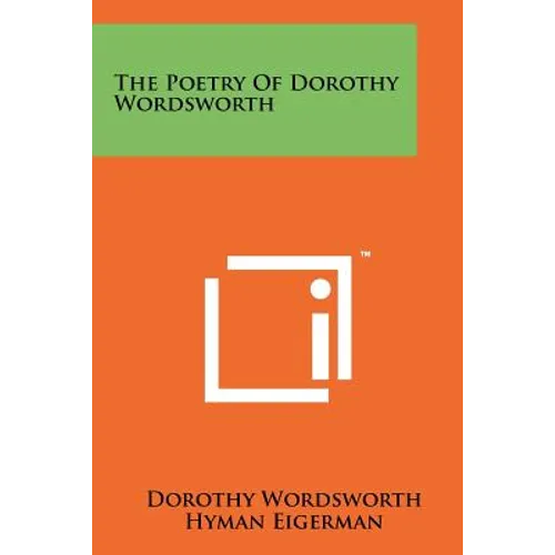The Poetry Of Dorothy Wordsworth - Paperback