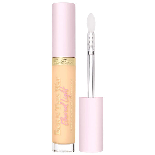 Too Faced Born This Way Ethereal Light Illuminating Smoothing Concealer - Long-Lasting, Waterproof, Hyaluronic Acid Concealer for Under-Eye Coverage