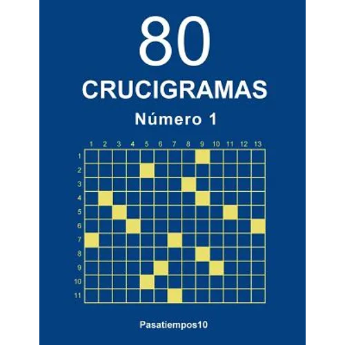 80 Crucigramas - N. 1 - Paperback
