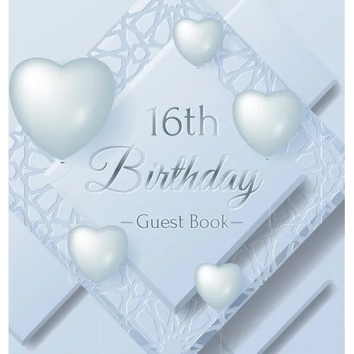 16th Birthday Guest Book: Keepsake Gift for Men and Women Turning 16 - Hardback with Funny Ice Sheet-Frozen Cover Themed Decorations & Supplies, Perso - Hardcover