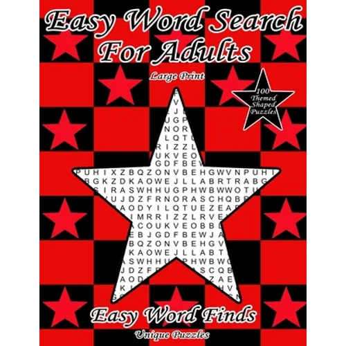 Easy Word Search For Adults: Easy Word Finds - Paperback
