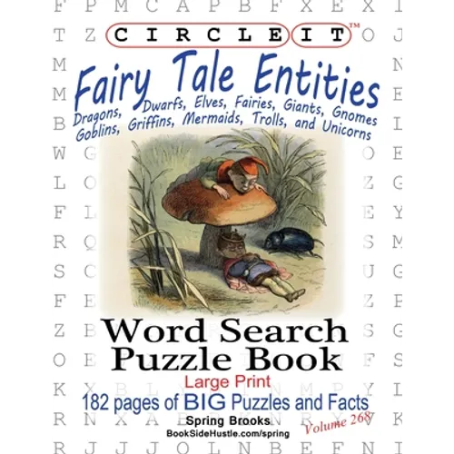 Circle It, Fairy Tale Entities, Word Search, Puzzle Book - Paperback