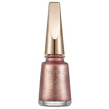 Flormar Star Shine Metallic Nail Polish - High Pigmentation, Long-Lasting, Dramatic Finish - Beautify (007)