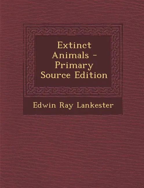 Extinct Animals - Paperback