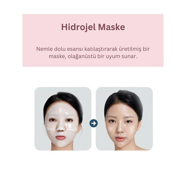 Dermal Korea Hydrogel Face Mask with Collagen - Anti-Aging Skincare, Intensive Hydration, Korean Skincare
