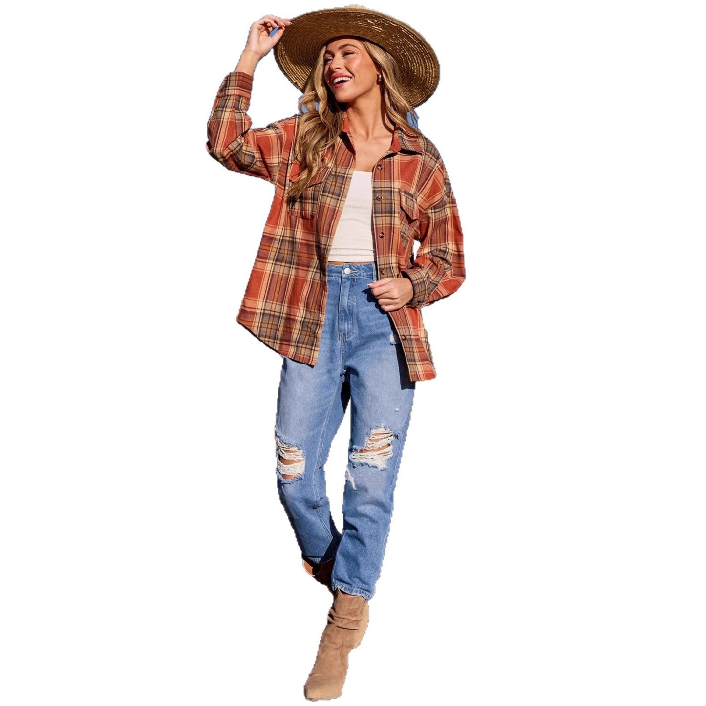 Elastic Washed Jeans From Europe And The US