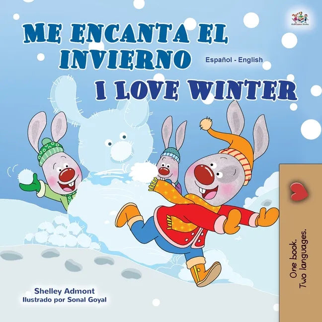 I Love Winter (Spanish English Bilingual Children's Book) - Paperback