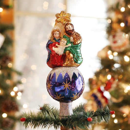 Old World Christmas Nativity Topper
