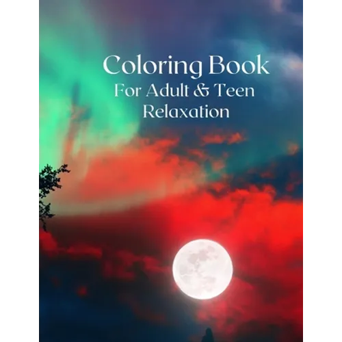 Coloring Book for Adult and Teen Relaxation: 14 Minimum Stress Relief Desings and Patterns - Paperback