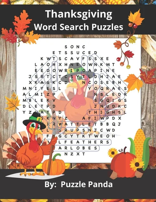 Thanksgiving Word Search Puzzles - Paperback