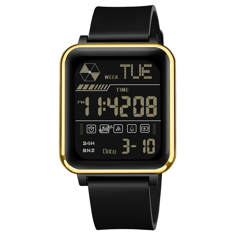 Creative Multifunctional Waterproof Square Sports Watch