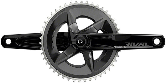 SRAM Rival AXS Crankset Quarq Power Meter - 175mm 12-Speed 48/35t Yaw 107 BCD DUB Spindle Interface BLK D1