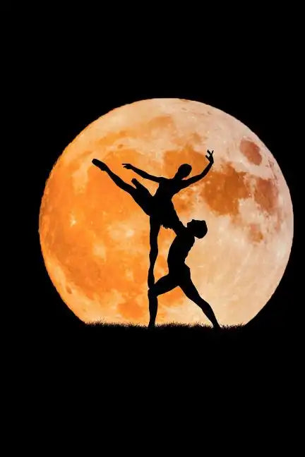 We Will Dance With The Moon Ballerina Notebook: This is a 6 by 9 wide college ruled composition notebook for those who love ballet - Paperback