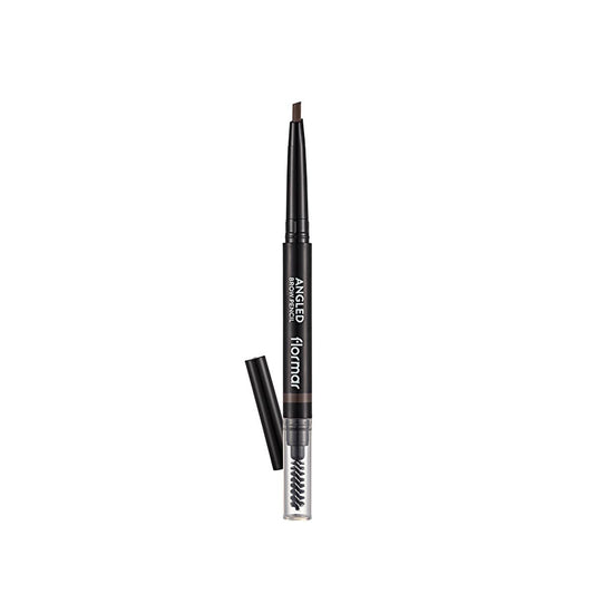 Flormar Angled Eyebrow Pencil with Brush - Precise Definition, Natural Look, 4 Shades Available