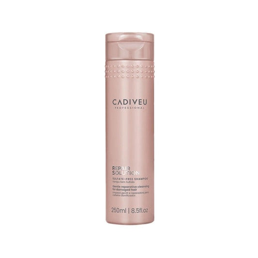 Cadiveu Sulfate-Free Shampoo - Repair Solution for Damaged Hair, Gentle & Nourishing, 8.45 fl oz