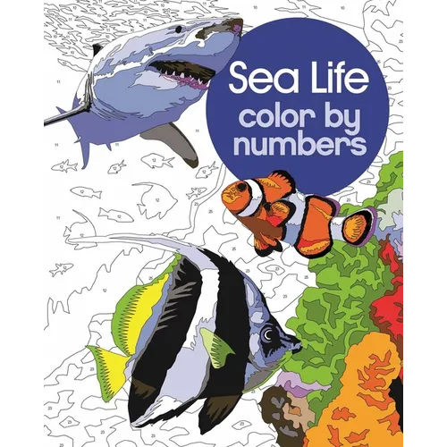Sea Life Color by Numbers - Paperback