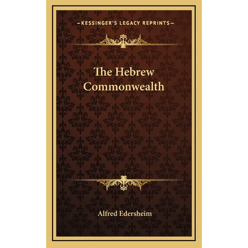 The Hebrew Commonwealth - Hardcover